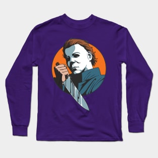 Halloween Slasher Dude Long Sleeve T-Shirt